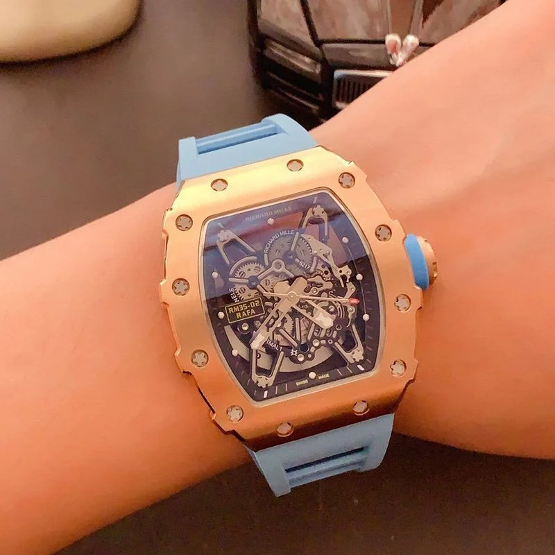 21-22AW リシャールミル ダイヤモンドベゼル RM 35-02偽物 RAFAEL NADAL 自動巻き riv33011